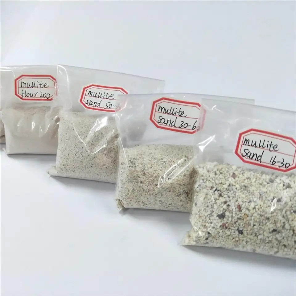 Proveedor de fábrica de China Arena de mullita y harina de mullita para fundición a la cera perdida